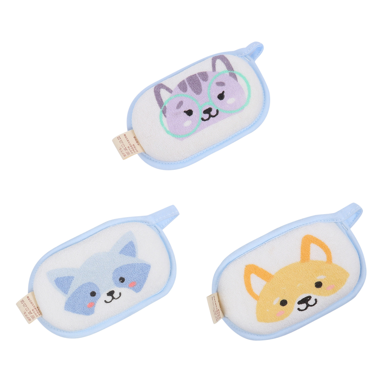 3Pcs Baby Bath Scrubber Ultra  - Skincare Newborn reseña y precio