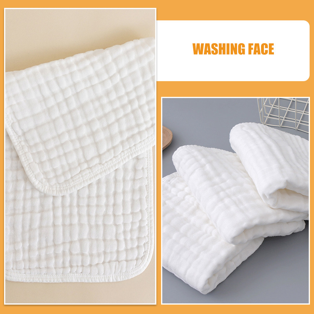 4Pcs Baby Cotton Washcloths Ul - Skincare Newborn reseña y precio