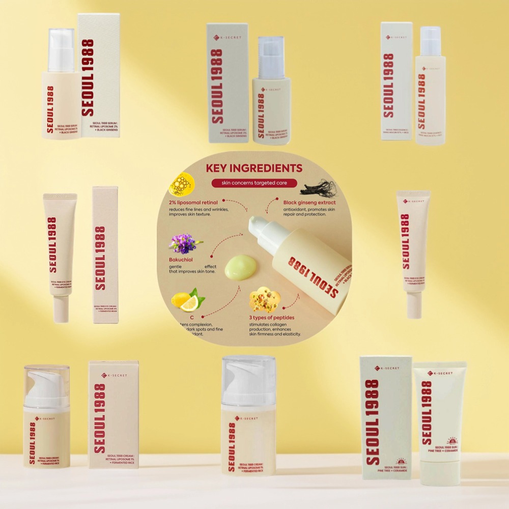 Korean Seoul 1988 Set Retinol  - Skincare Niacinamide reseña y precio