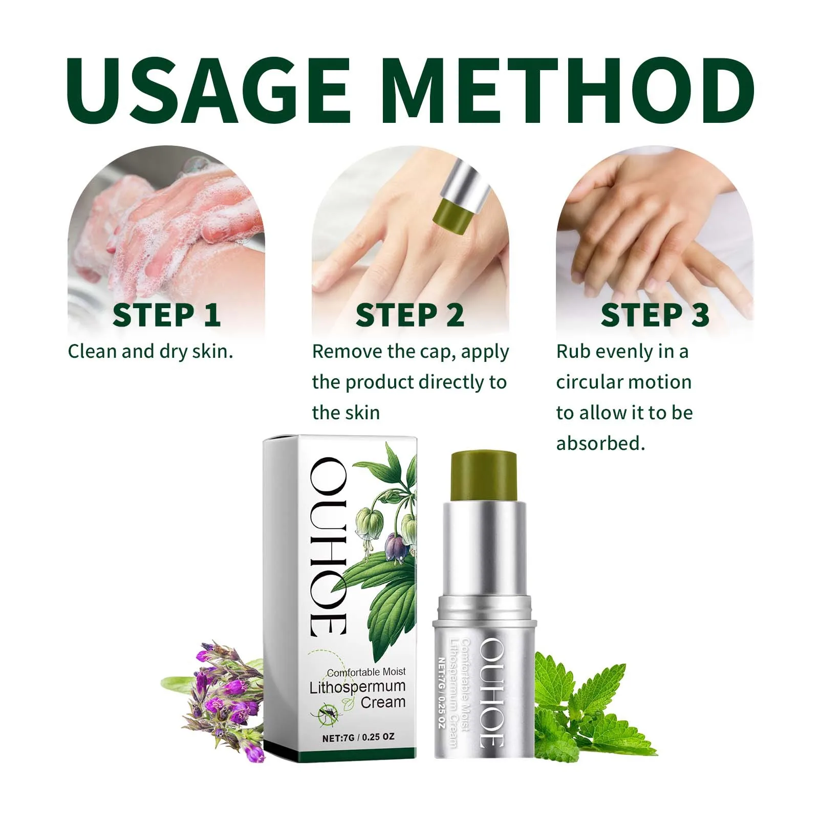 OUHOE Purple Grass Herbal Mosq - Skincare Herbal reseña y precio