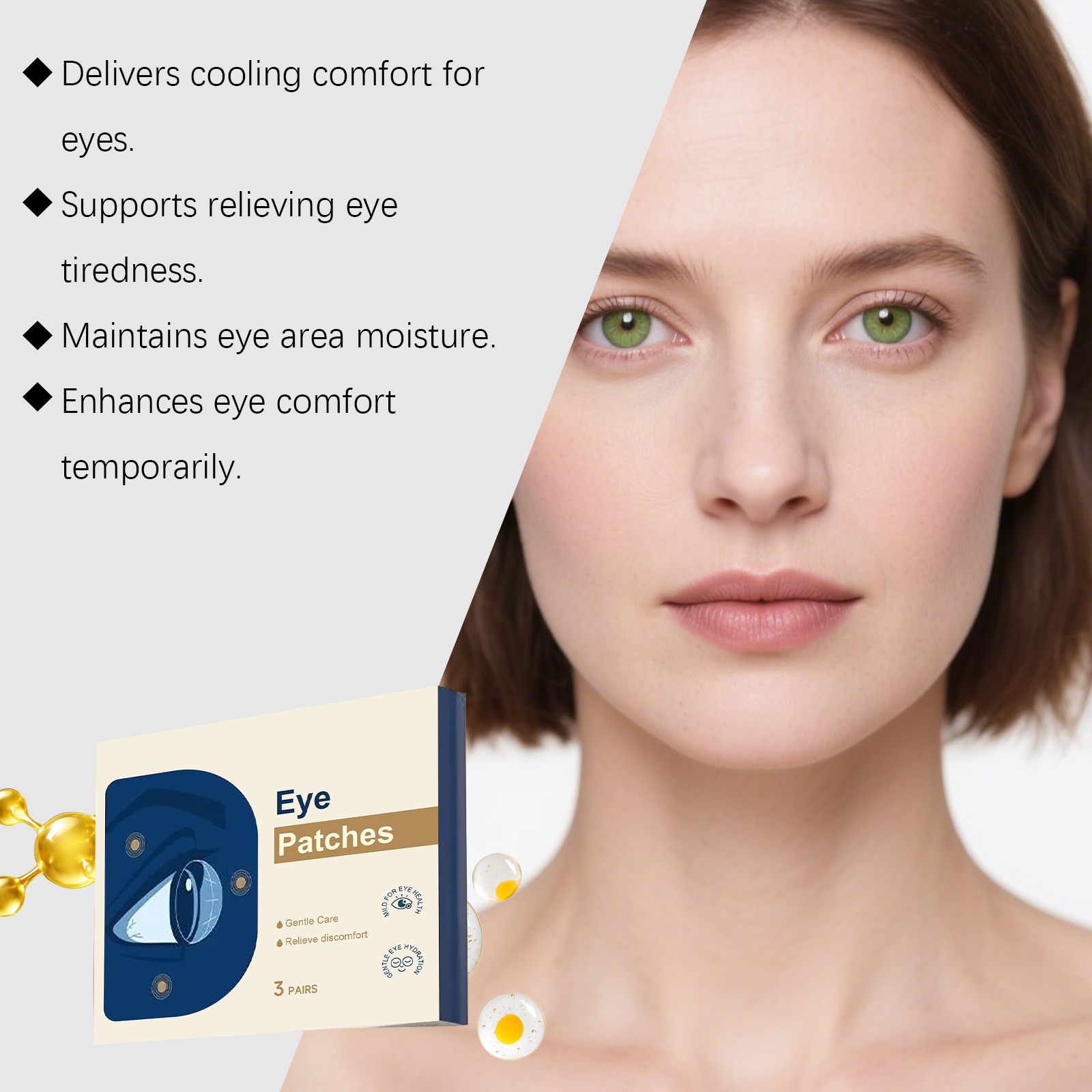 Mint Eye Soothing Patch Provid - Skincare Herbal reseña y precio