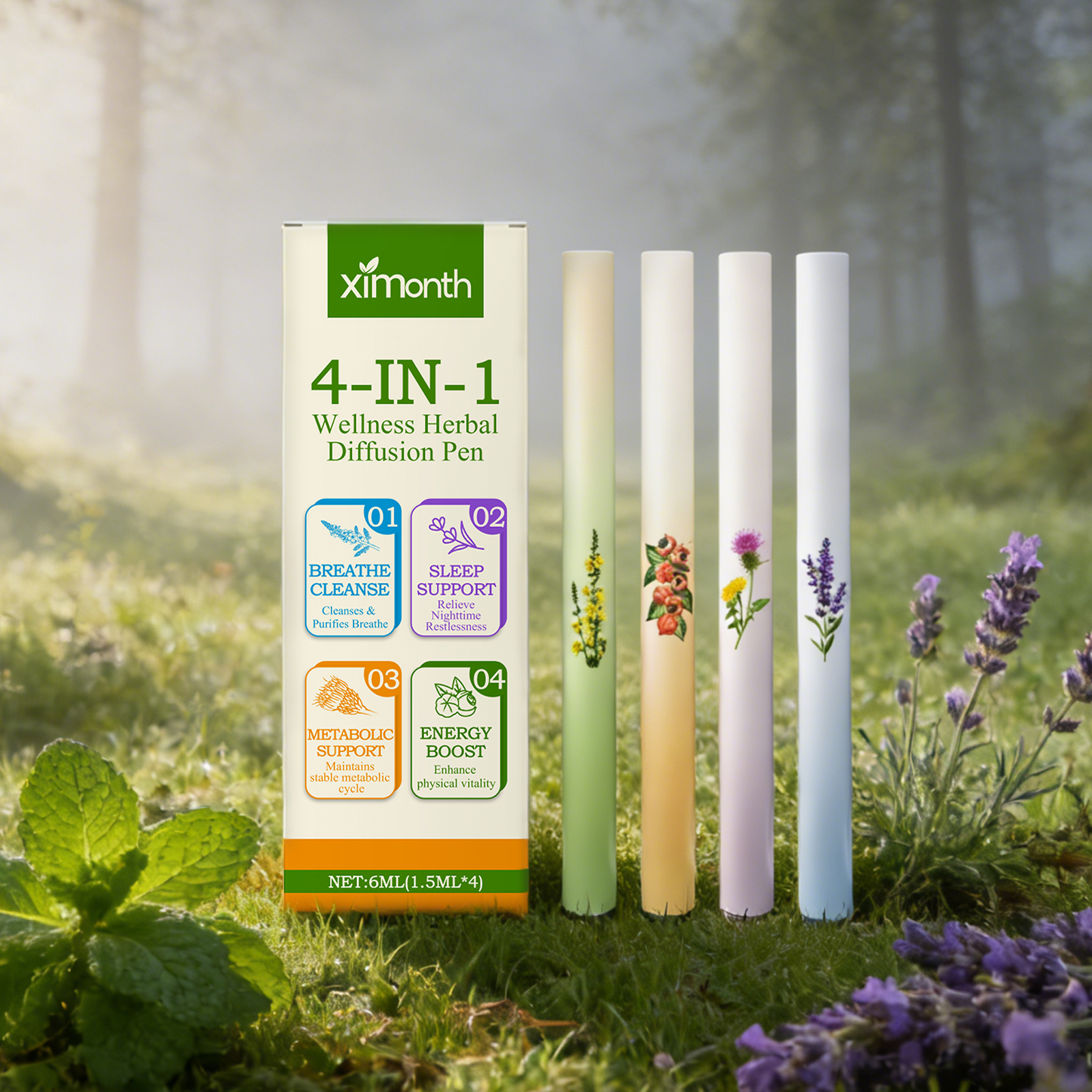 4 In 1 Air Freshening Pen Herb - Skincare Herbal reseña y precio