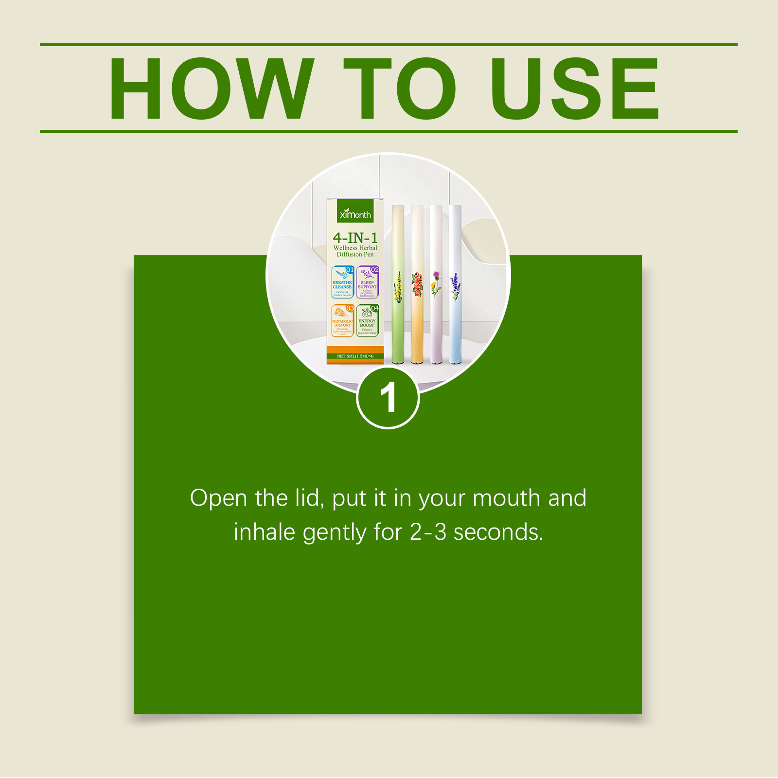 4 In 1 Air Freshening Pen Herb - Skincare Herbal reseña y precio