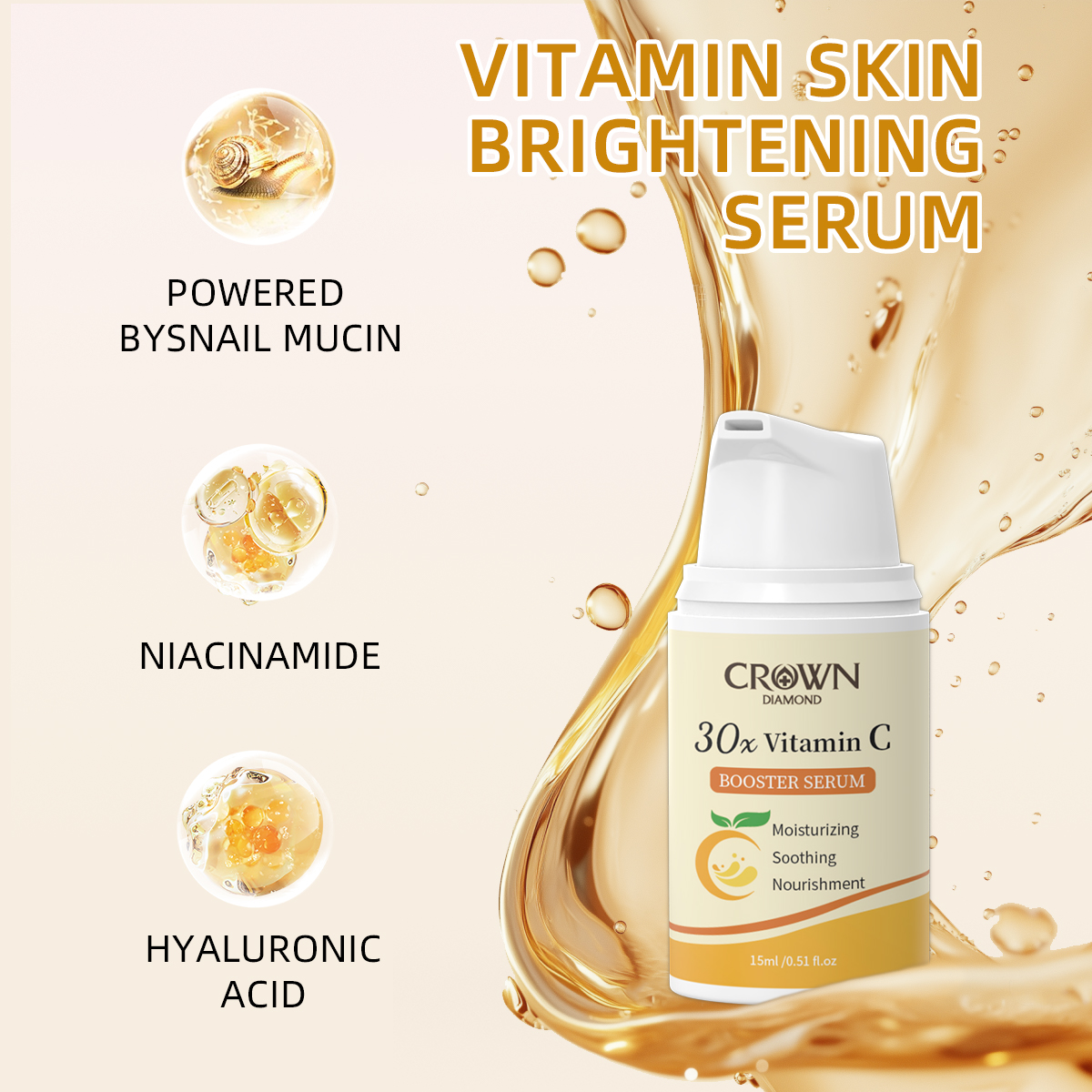 0X Vitamin C Serum Soothing Br - Skincare Non Comedogenic reseña y precio