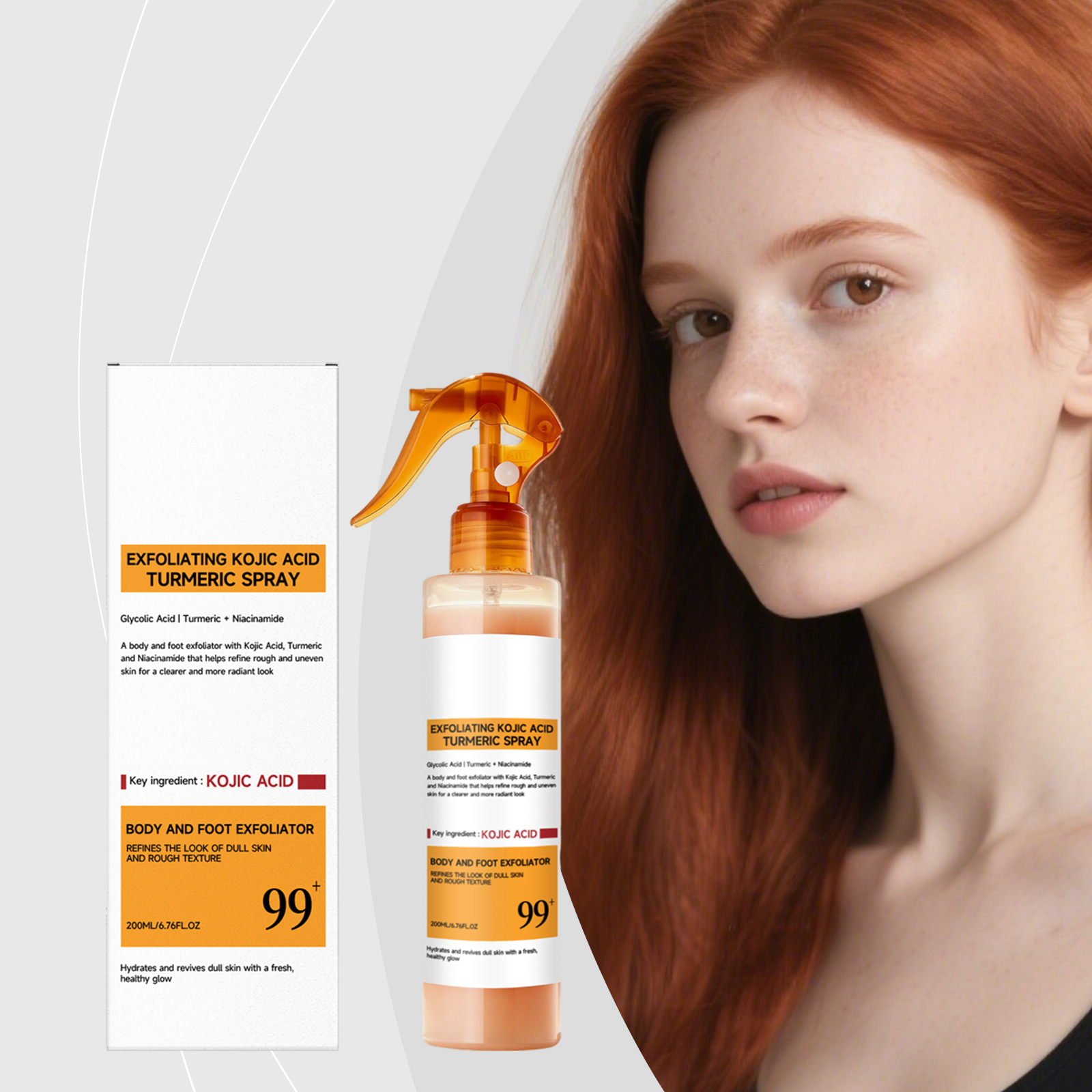 Kojic Acid Turmeric Care Spray - Skincare Niacinamide reseña y precio
